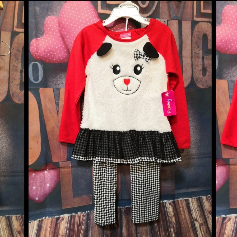 Outfit for girls, top and pants